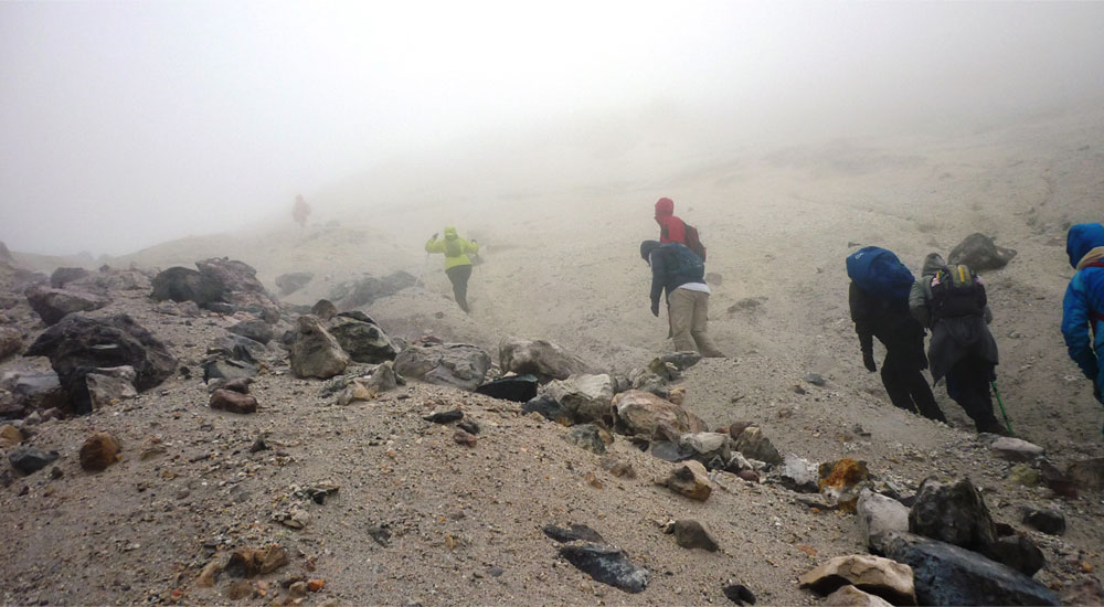 Volcán Cumbal, el complejo con dos cráteres