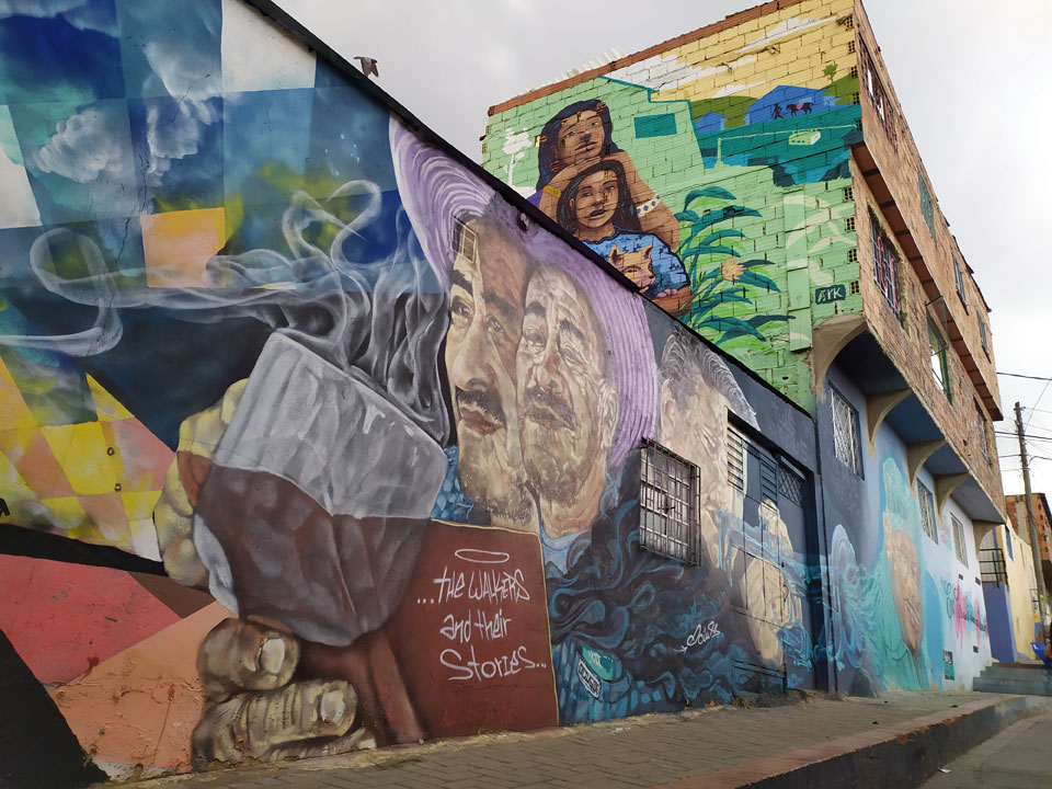 graffiti tour ciudad bolivar bogota picoloro ecoturismo
