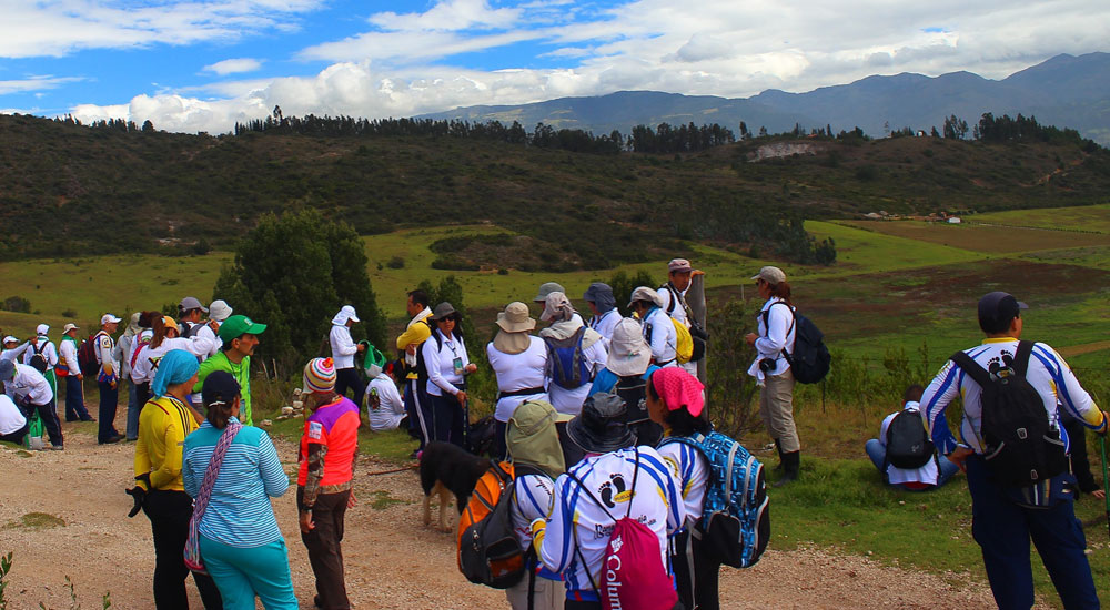encuentro nacional caminantes 2015 tibasosa picoloro ecoturismo